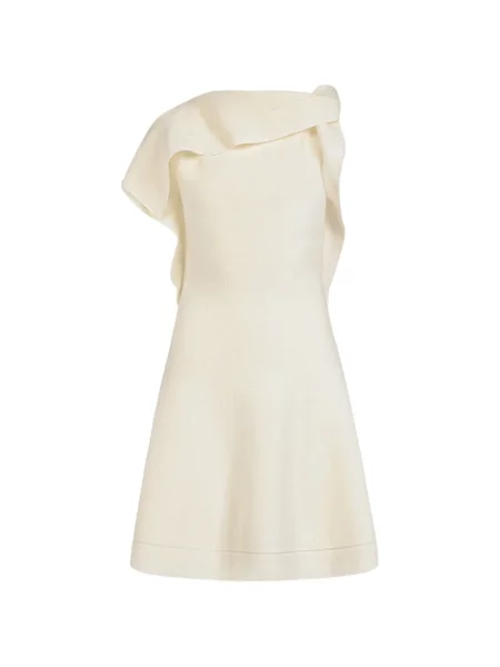 Rochie mini Oscar De La Renta tricotate drapată