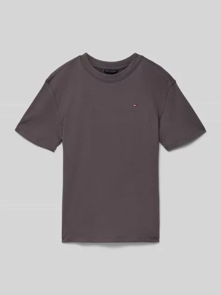 T-shirt o kroju regular fit z czystej bawełny Tommy Hilfiger Teens