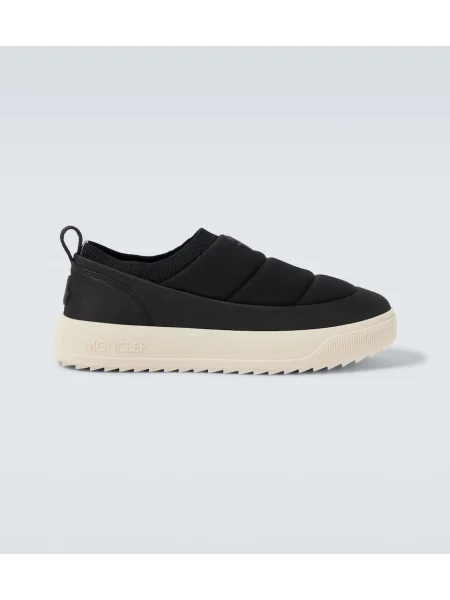 Sneakerși Moncler slip-on negru