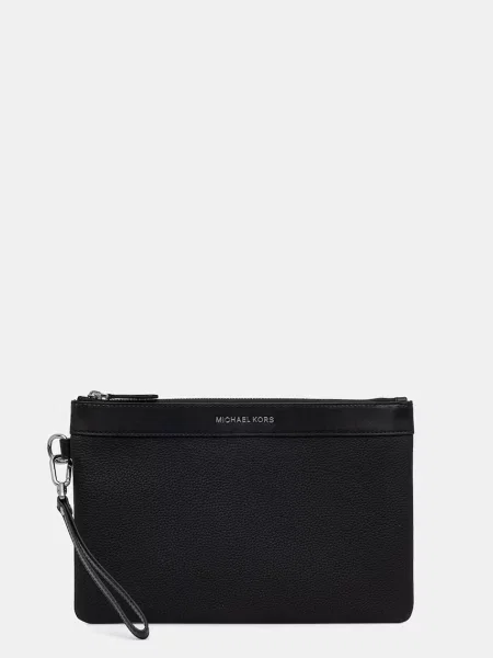 Michael Kors geantă mică pentru bărbați din piele negru