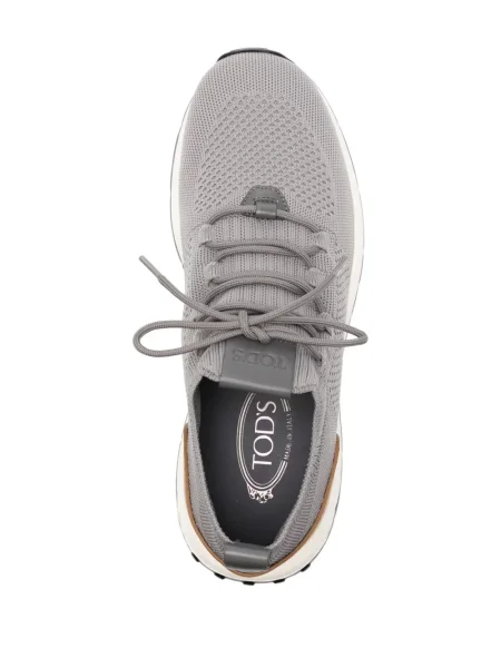 Fűzős csipkés sneaker Tod's szürke