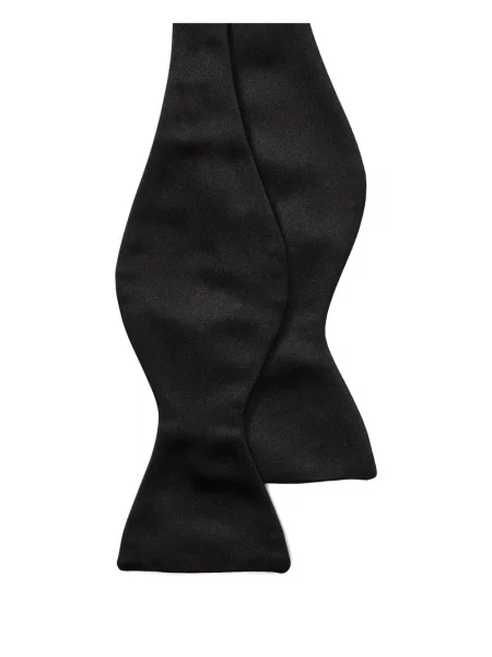 Cravată Ralph Lauren Purple Label cu funde din satin negru