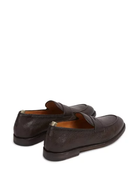 Pantofi loafer Officine Creative din piele maro