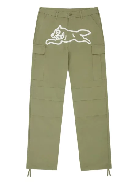 Pantaloni cargo Icecream cu imagine verde