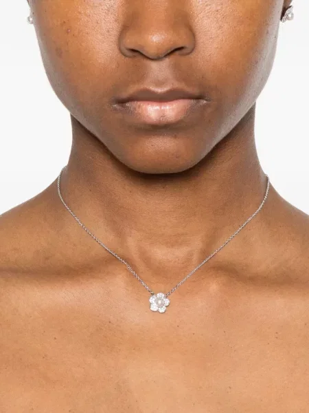 Colier Swarovski cu model floral de cristal