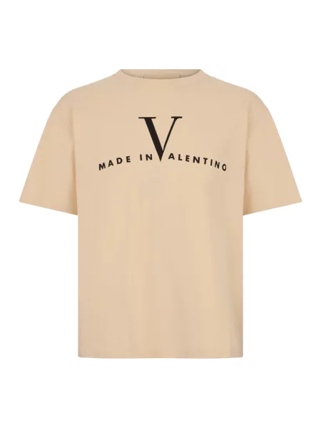 Koszulka Valentino Garavani z logo beżowa