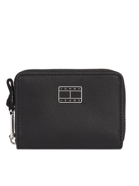 Kis női pénztárca Tommy Jeans Tjw City-Wide Small Za Black BDS fekete