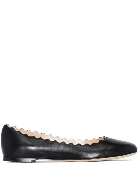 Pantofi cu toc Chloé din piele negru