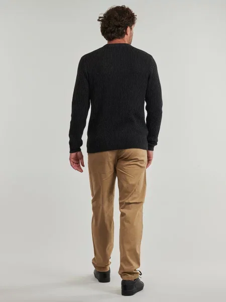 Pleteni džemper Jack & Jones lopatica crna