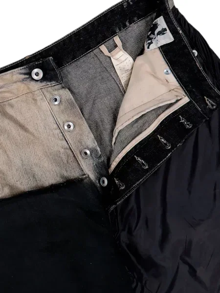 Szerokie jeansy Rick Owens Drkshdw czarne