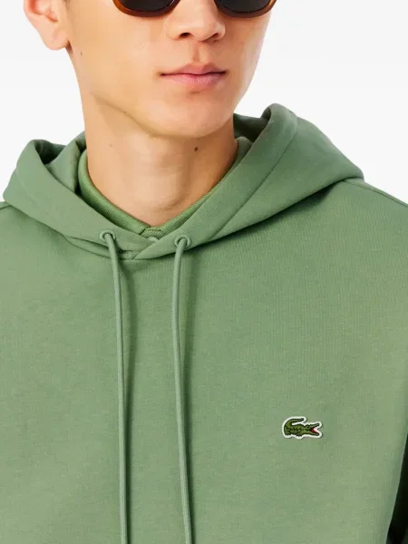 Суичър с качулка Lacoste зелено