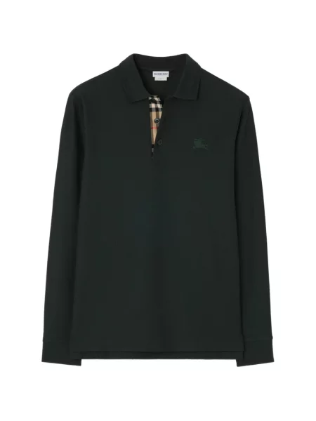 Lung tricou polo Burberry verde