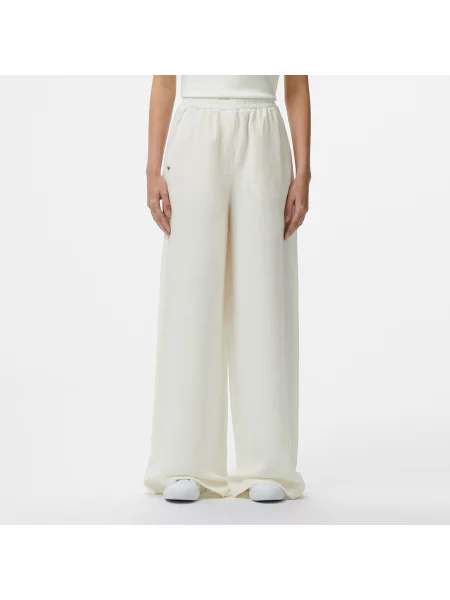 Lacoste Spodnie Relaxed Fit białe