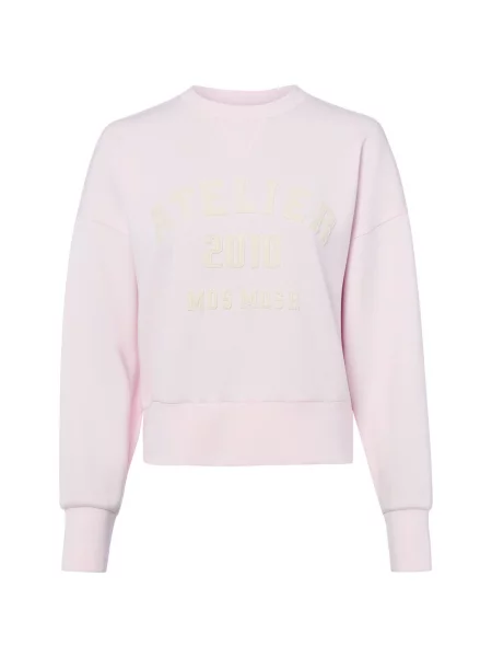 MOS MOSH Bluza NMNima Kobiety jednolity S różowy