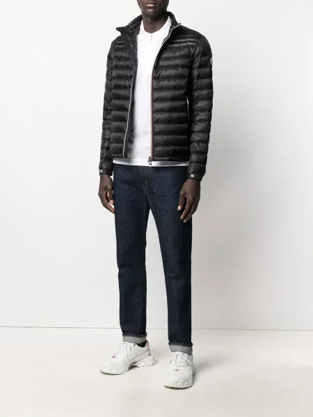 Pikowana kurtka Moncler czarna