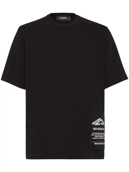 Tricou Dsquared2 cu imagine negru