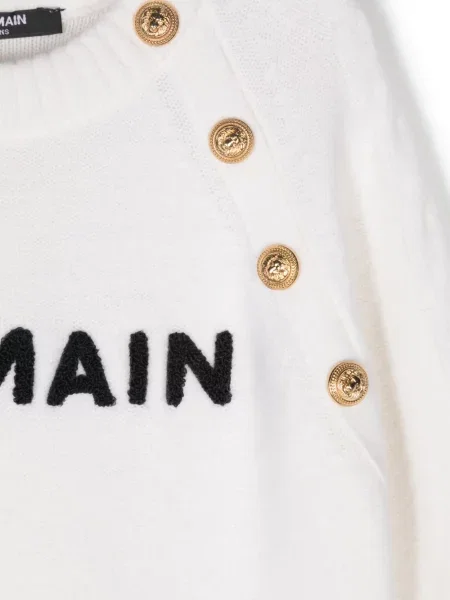Sweter dziecięcy Balmain biały