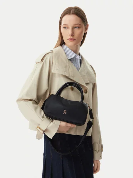 TOMMY HILFIGER Ručna torbica crna