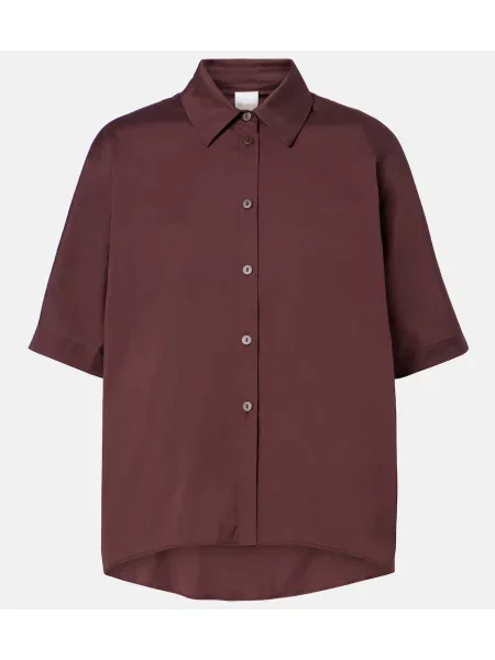 Cămașă Max Mara bordo