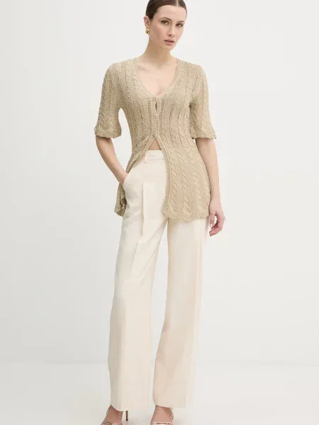 Twinset kardigan beżowy