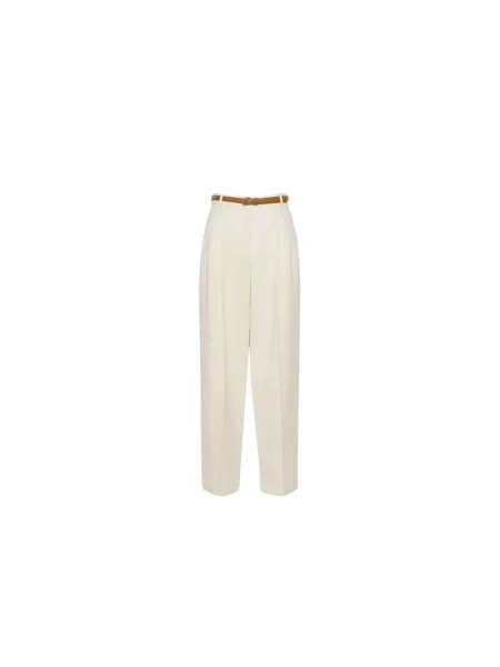 Spodnie Max Mara Studio białe