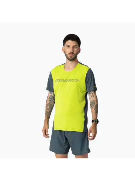 Tricou de alergare pentru bărbați DYNAFIT Alpine 2 ultra yellow galben