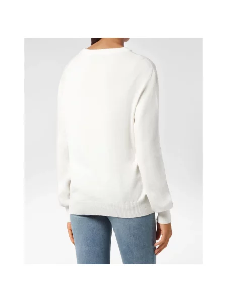 Sweter Philipp Plein biały