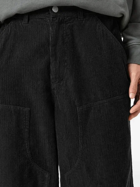 Pantaloni Allsaints de catifea cord negru