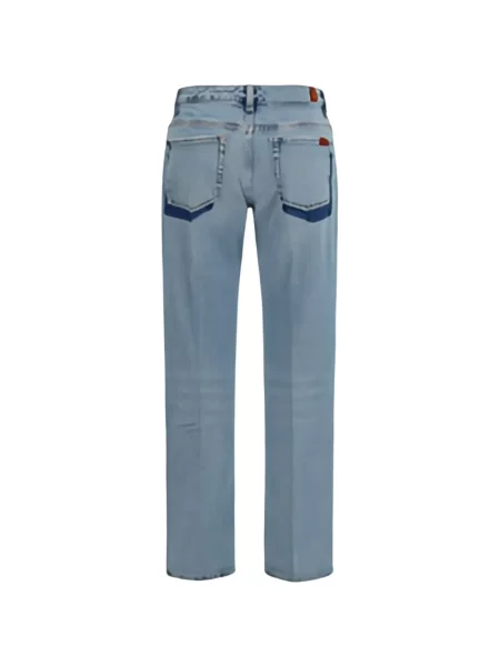 Blugi drepți 7 For All Mankind albastru