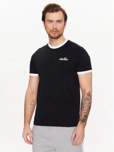 ELLESSE Tričko Meduno čierna biela