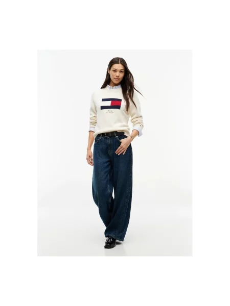 Sveter Tommy Hilfiger béžová