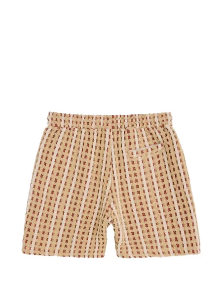 Pantaloni scurți Oas Company în carouri cu cordon