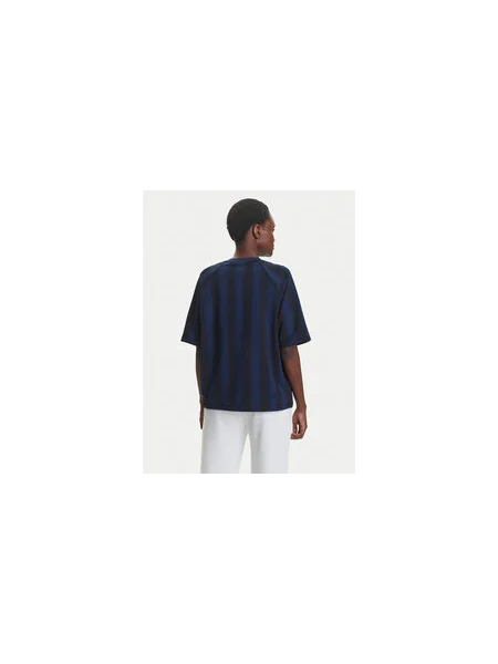 Adidas Póló Linear Oversize sötétkék