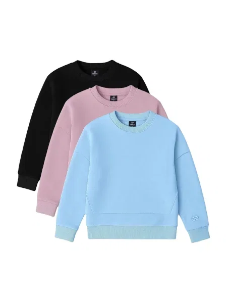 Tommy Life Sweater majica TOMMY Sweatshirts mit Rippstrick und Rundhalsausschnitt miks