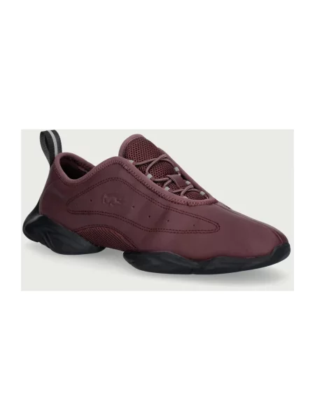 Buty do tenisa Lacoste skórzane do tenisa czerwone