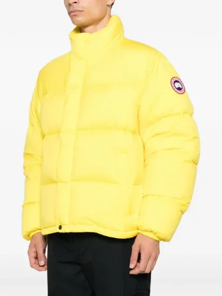 Matlasat geacă cu puf Canada Goose galben