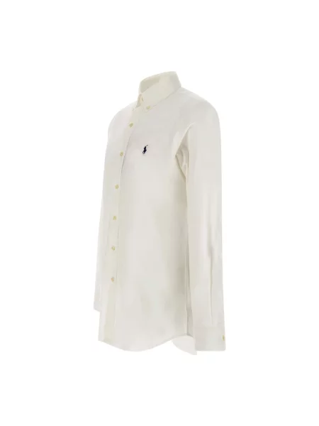Lniana koszula Ralph Lauren biała