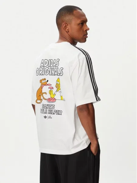 Adidas Majica Little Santas Helper Graphic bela