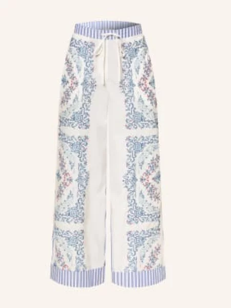 Claudie Pierlot Spodnie Z Materiału Typu Marlene weiss białe