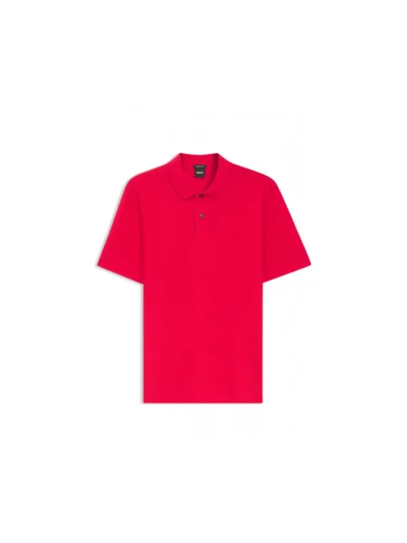 BOSS polo Pallas gładki czerwony