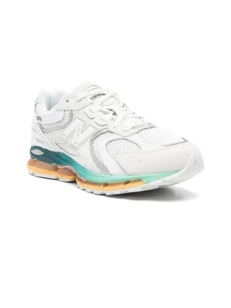 Sneakersy New Balance zamszowe białe