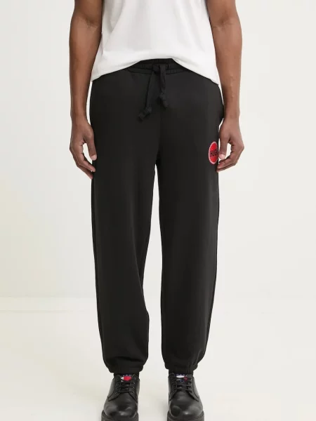 HUGO Pantaloni de trening Dusufem negru
