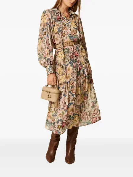 Lung rochie Twinset cu model floral
