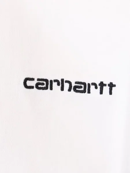 Tricou Carhartt Wip cu broderie alb