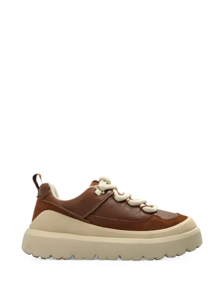 Sneakerși Ugg din piele maro