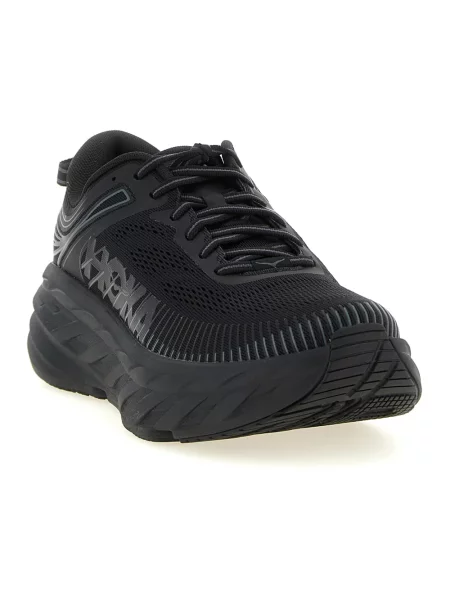 Sneakersy Hoka One One skórzane czarne