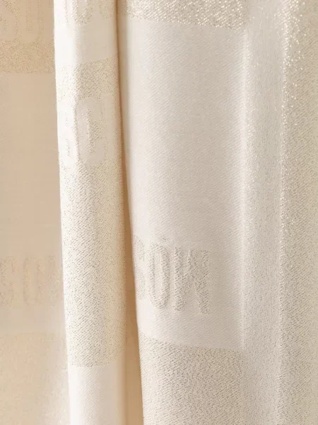 Moschino fular cu lână bej