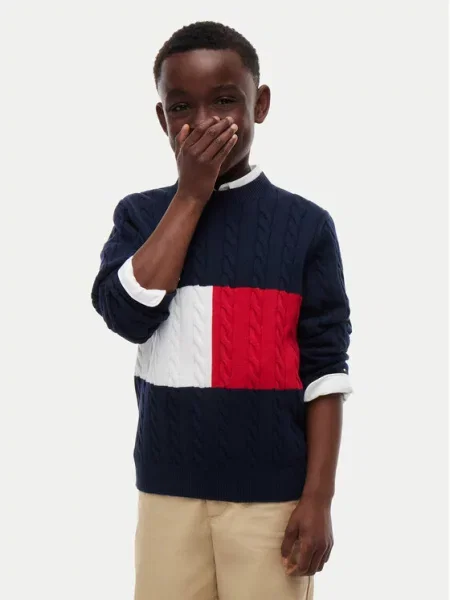 Tommy Hilfiger Пуловер Тъмносин