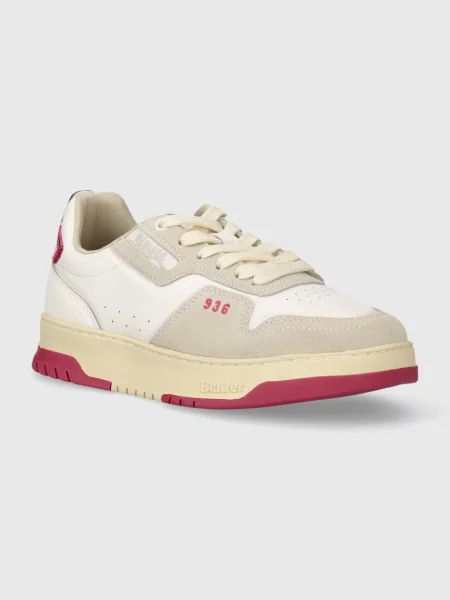 Sneakerși Blauer.usa de lână bej