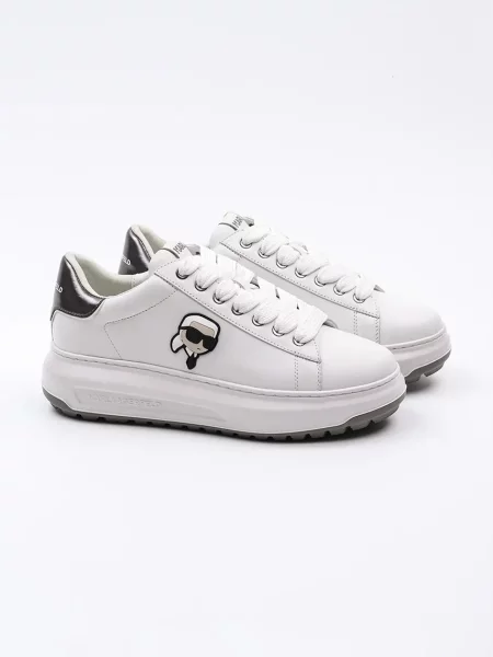 Sneakersy Karl Lagerfeld skórzane białe